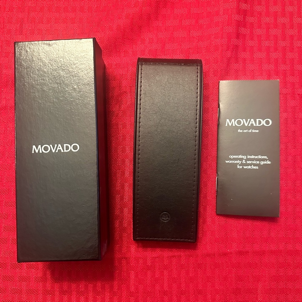 Movado watch box ONLY